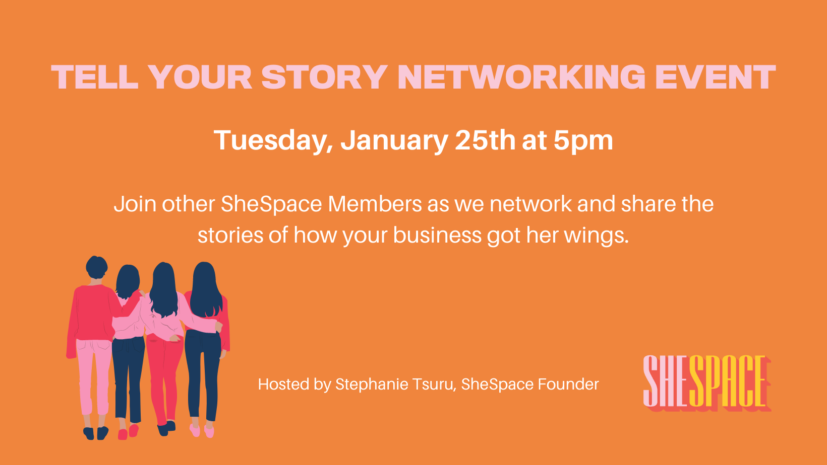 Tell your story networking event