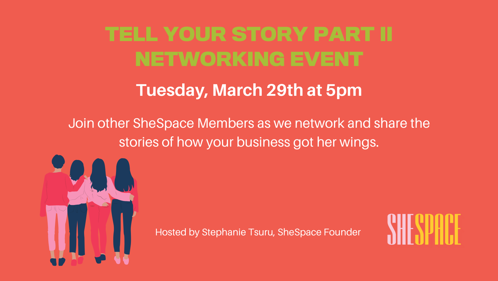 Tell your story networking event Part II